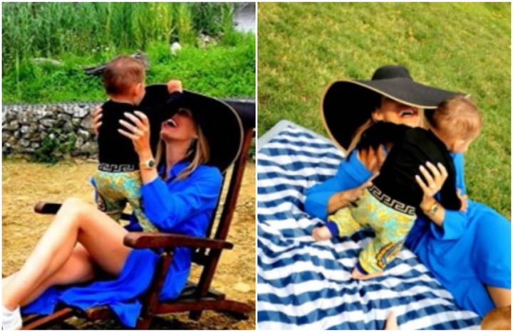 Jasmina Alagič so synčekom